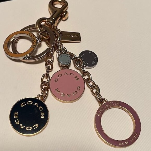 Coach Pink and Black Keychain - Picture 3 of 3
